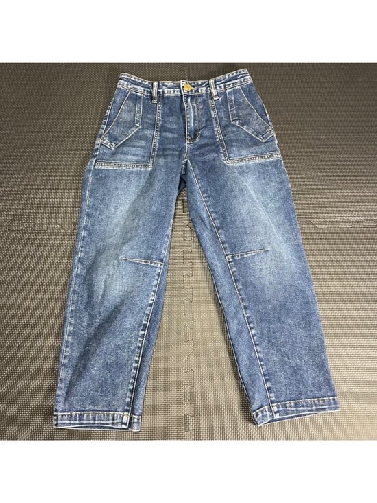 Kut from the Kloth Denim - Kut From The Kloth Ashton Barrel Leg Jeans High Rise Medium Wash Womens Size 0P